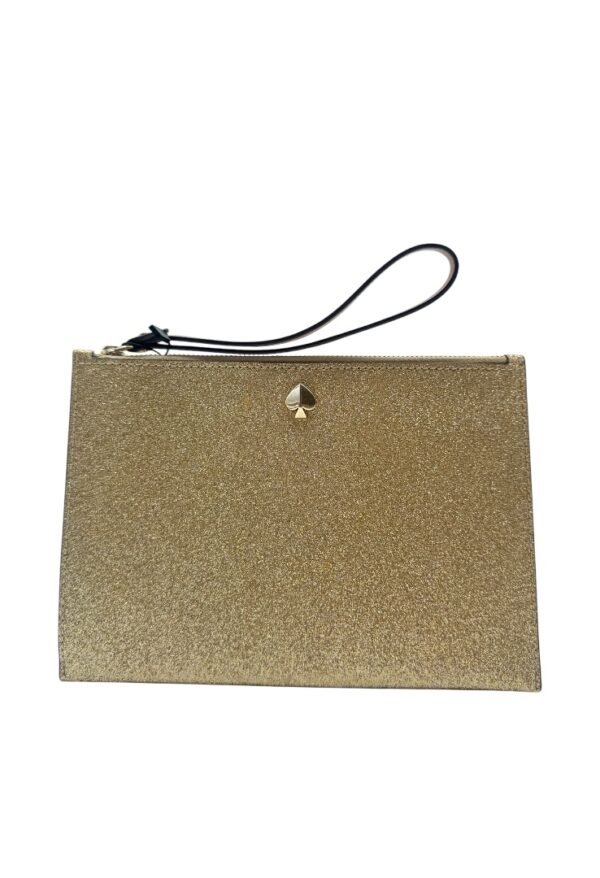 KATE SPADE - POCHET LUCY GLITTER GOLD